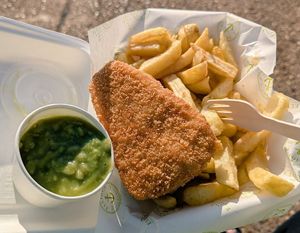 Moving Mountains fillet at Elliot's Fish & Chips in Hunstanton