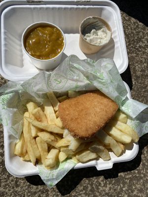   at Elliot's Fish & Chips in Hunstanton