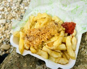   at Elliot's Fish & Chips in Hunstanton