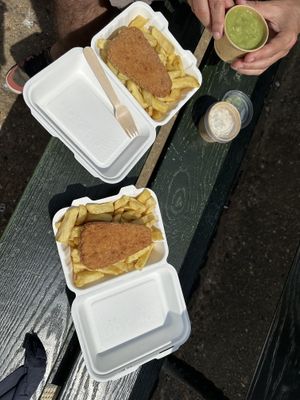   at Elliot's Fish & Chips in Hunstanton