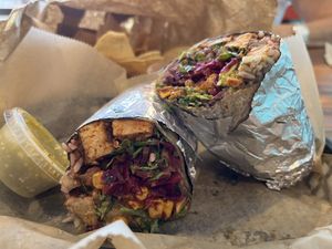 Tempeh burrito   at Poppo's Taqueria in Bradenton