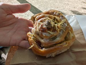 Rhabarberschnecke at Alnatura - Neue Strasse in Ulm