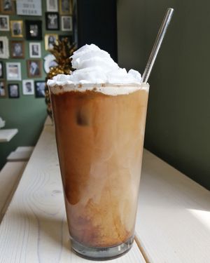 Iced coffee at Le Maskwa  in Mascouche