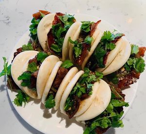 Gus Bao stuffed steamed Bun at VeggiEAT - Summerlin in Las Vegas