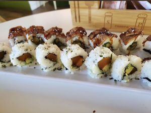 Crunchy spider roll at VeggiEAT - Summerlin in Las Vegas
