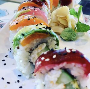 Rainbow roll at VeggiEAT - Summerlin in Las Vegas