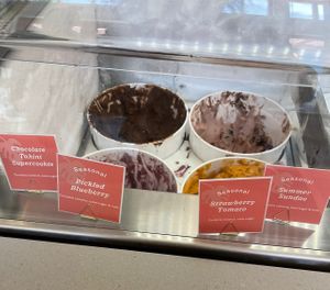 some flavors   at Frankie & Jo's - University Village in Seattle