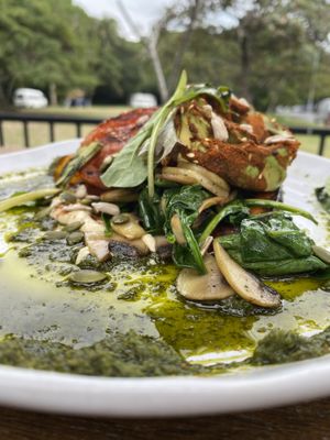 Maple roast pumpkin...  at Ten 06 in Yorkeys Knob