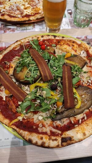 Pizza estivale at La Scaleta in Tours