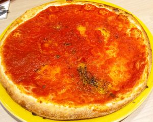 Pizza Marinara at La Scaleta in Tours