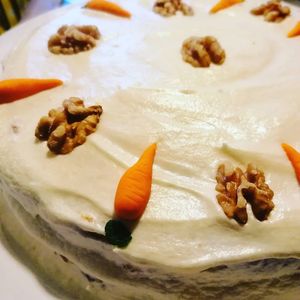 Carrot cake at Le Métïs Végétal in Thiais