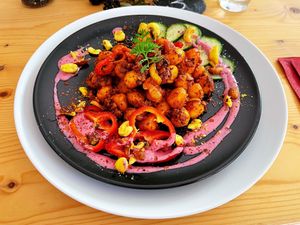 Gnocchi mit vegetarischer Bolognese at Planet One in Arbon