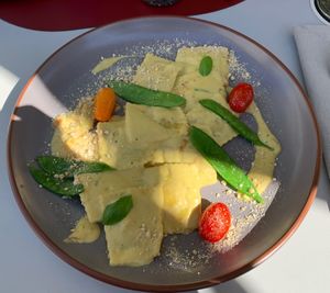 Ravioli mit „Lachsfüllung“ - sehr lecker 🤤   at Planet One in Arbon
