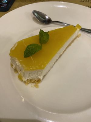 vegan cheese cake  at Pizzeria Little Star in Cagliari