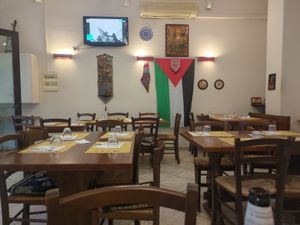 Inside at Pizzeria Little Star in Cagliari