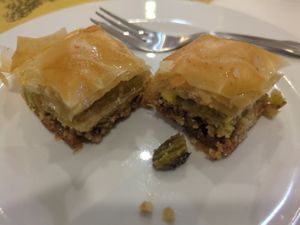 Baklava at Pizzeria Little Star in Cagliari
