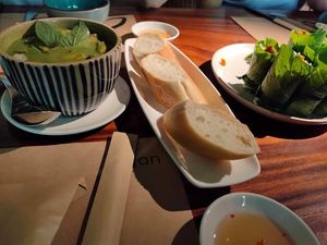 Green Curry- the waiter said that it was An's signature food at Doa Sen Vang Nha Hang Chay An in Ho Chi Minh City