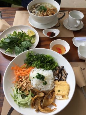 Breakfast-  at Doa Sen Vang Nha Hang Chay An in Ho Chi Minh City