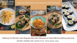 A promotion on the FB of AN restaurant at Doa Sen Vang Nha Hang Chay An in Ho Chi Minh City