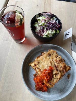 Proteinlasagne  at Glückstein in Mannheim