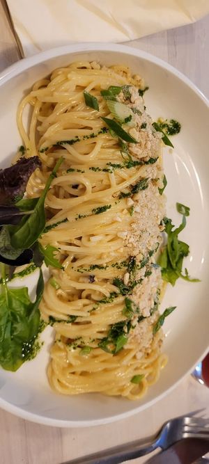Spaghetti Carbonara at Glückstein in Mannheim
