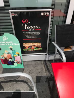 In front  of the store  at Wichers in Vienna