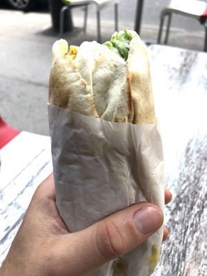 Tandoori wrap at Sham - Mont Royal in Montreal