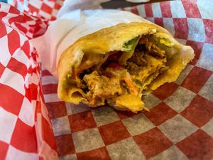 Shish Taouk sandwich at Sham - Mont Royal in Montreal