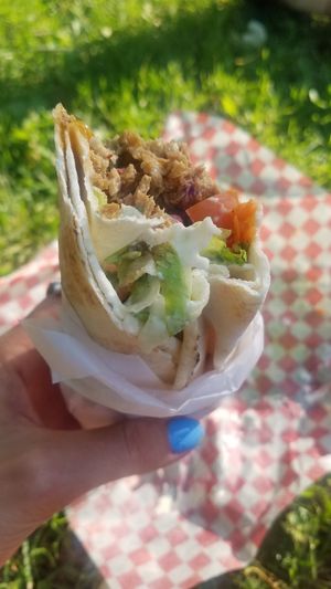 Shish kabob at Sham - Mont Royal in Montreal