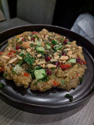 Baba ghanoush at Sham - Mont Royal in Montreal
