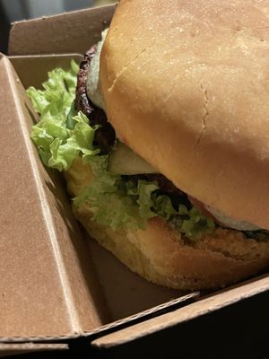 Autumnal burger @ Veganbar, Bremen at Veganbar in Bremen