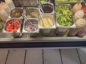 fresh salad at Veganbar in Bremen