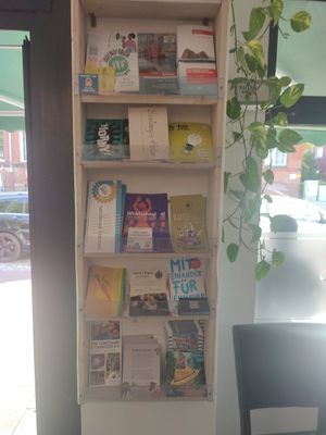 flyer at Veganbar in Bremen