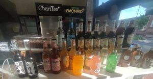 soft drinks at Veganbar in Bremen