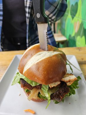 Laugenschmaus at Veganbar in Bremen