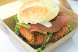 Burger of the month :) at Veganbar in Bremen