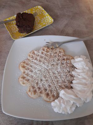 waffle  at Veganbar in Bremen