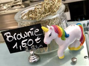 unicorn at Veganbar in Bremen