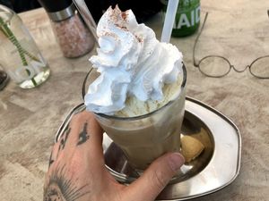 iced coffe at Veganbar in Bremen