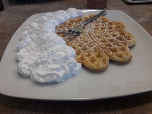 Waffel at Veganbar in Bremen