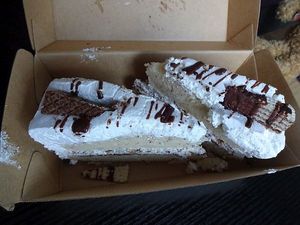 Waffel Torte  at Veganbar in Bremen