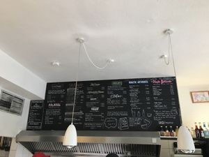 Menu at Veganbar in Bremen