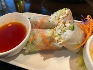 Summer vegan rolls at Lucky Corner Vietnamese in Frederick