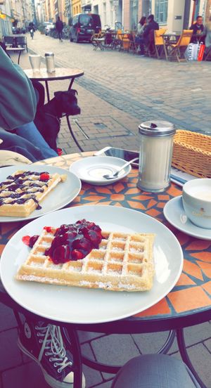   at Kleines Waffelhaus in Luebeck
