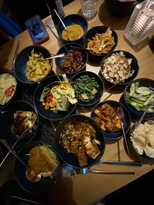 Vegan rice plate   at Sampurna in Amsterdam