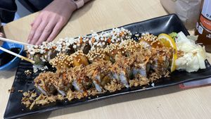 Vegan sushi at Wellness Sushi in Denver