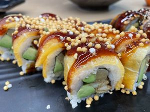 The Smoky Sake  at Wellness Sushi in Denver