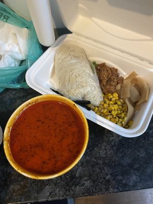 Deconstructed Ramen at Wellness Sushi in Denver