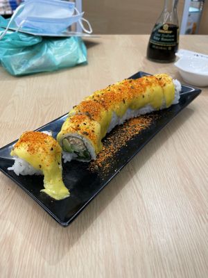 Fiery Philly Roll at Wellness Sushi in Denver