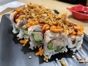 Krunchy Crab Roll at Wellness Sushi in Denver